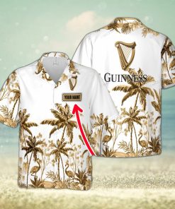 Guinness Luau Custom Name Hawaiian Shirt Love Beer Gift