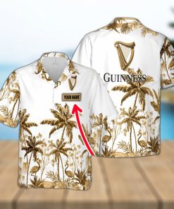 Guinness Luau Custom Name Hawaiian Shirt Love Beer Gift