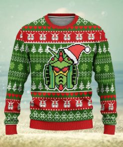 Gundam Anime Custom Xmas Women Mens Ugly Christmas 3D Knitted Sweater