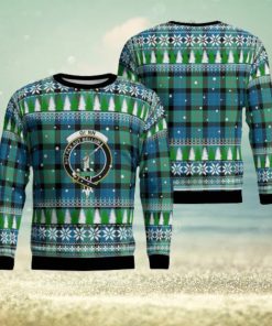 Gunn Ancient Crest Tartan Christmas Ugly Sweater 3D Gift For Men And Women