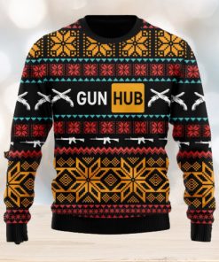 Guns Hub Men Ugly Christmas Sweater Unisex 3D Sweater Christmas Gift