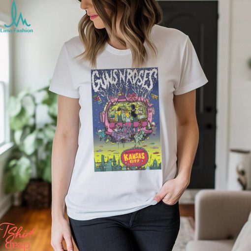 Guns N’ Roses September 23 2023 Kansas City MO Poster T shirt