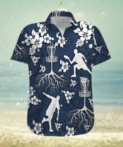 HAWAIIAN ALOHA SHIRTS DISC GOLF TREE HIBISCUS