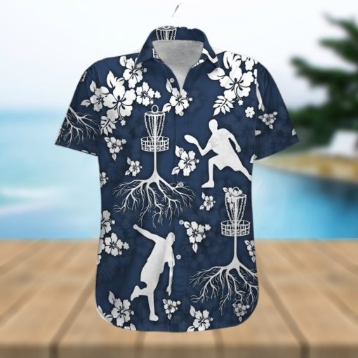 HAWAIIAN ALOHA SHIRTS DISC GOLF TREE HIBISCUS