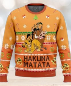 Hakuna Matata The Lion King Disney Ugly Sweater