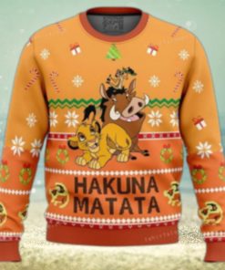 Hakuna Matata The Lion King Disney Ugly Sweater