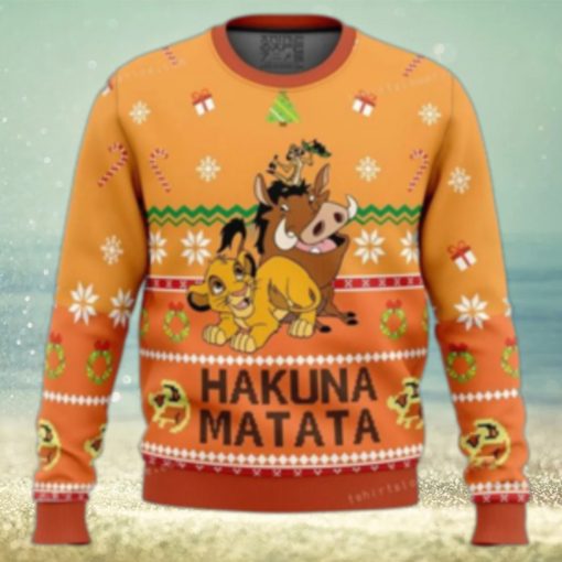 Hakuna Matata The Lion King Disney Ugly Sweater