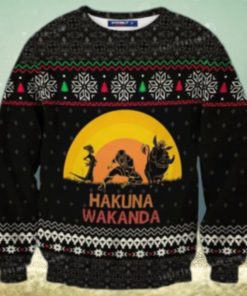 Hakuna Wakanda Marvel Ugly Sweater