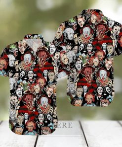 Halloween Aloha Freddy Krueger Hawaiian Shirt Horror Character