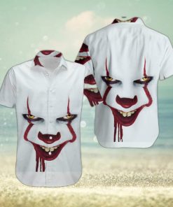 Halloween Aloha Pennywise Hawaiian Shirt Gift For Horror Movie Lovers