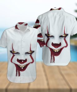 Halloween Aloha Pennywise Hawaiian Shirt Gift For Horror Movie Lovers