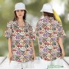 White Castle Tropical Palm Tree Hawaiian Shirt And Shorts For Beach Lovers