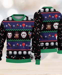 Halloween Horror Ugly Christmas Sweater Holiday For Men And Women