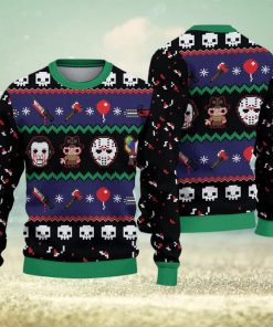 Halloween Horror Ugly Christmas Sweater Holiday For Men And Women