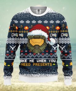 Halo 3D Ugly Christmas Sweater Amazing Gift Men And Women Cute Christmas Gift