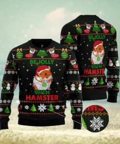 Hamster Be Jolly Christmas Gift Ugly Christmas Sweater Xmas Holiday