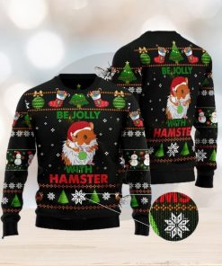 Hamster Be Jolly Christmas Gift Ugly Christmas Sweater Xmas Holiday