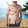 Retro Spooky Season Halloween Unisex 3D Hawaiian Shirt Print Gift For Men And Women Holiday