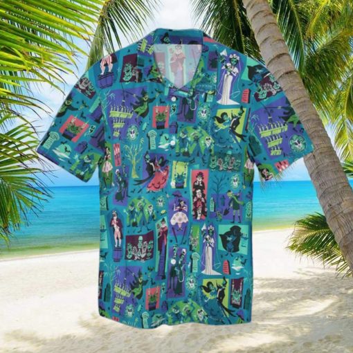 Happy Halloween Outfit Horror Cartoon Comic Theme Hawaiian Aloha Shirts Dh