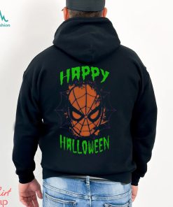 Happy Halloween Shirt, Marvel Spider Man Mask Scary Halloween T Shirt