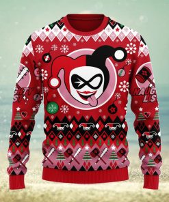 Harley Quinn Christmas Ugly Christmas Sweater Anime Xmas Men And Women Christmas Gift