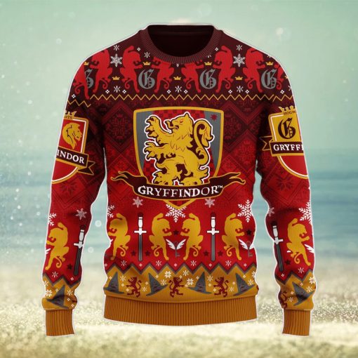 Harry Potter Gryffindor Christmas Ugly Christmas Sweater Xmas Men And Women Christmas Gift