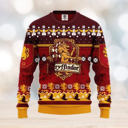 Harry Potter Gryffindor Xmas Ugly Christmas Sweater Amazing Gift Men And Women Christmas Gift