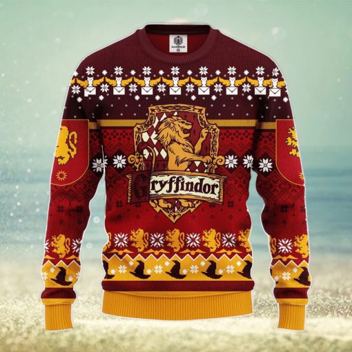 Harry Potter Gryffindor Xmas Ugly Christmas Sweater Amazing Gift Men And Women Christmas Gift