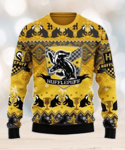 Harry Potter Hufflepuff Ugly Christmas Sweater Xmas Men And Women Christmas Gift