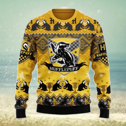 Harry Potter Hufflepuff Ugly Christmas Sweater Xmas Men And Women Christmas Gift