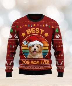 Havanese Best Dog Mom Ever Christmas Ugly Sweater