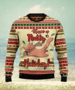 Have A Nutty Holiday Christmas Ugly Sweater Mens