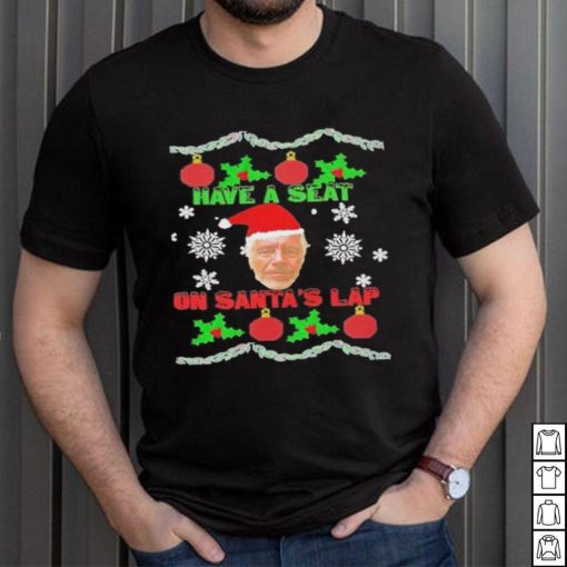 Have a seat on Santa’s lap Epstein Christmas shirt