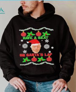 Have a seat on Santa's lap Epstein Christmas shirt
