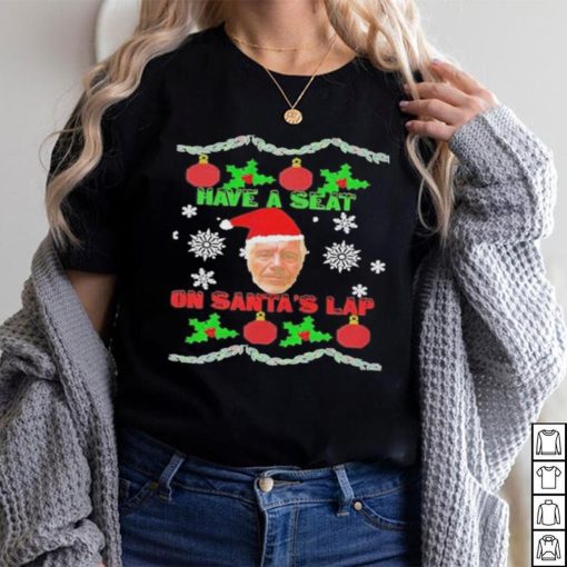 Have a seat on Santa’s lap Epstein Christmas shirt