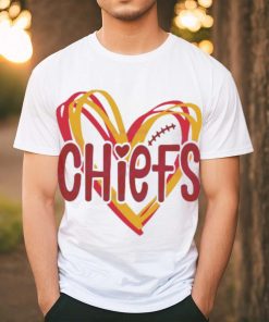 Heart Chiefs Football Shirt Ladies Tee