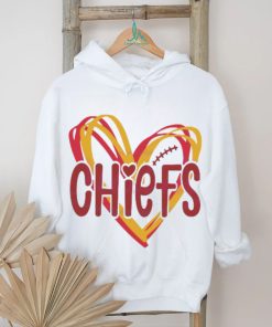 Heart Kansas City Chiefs NFL Football shirt