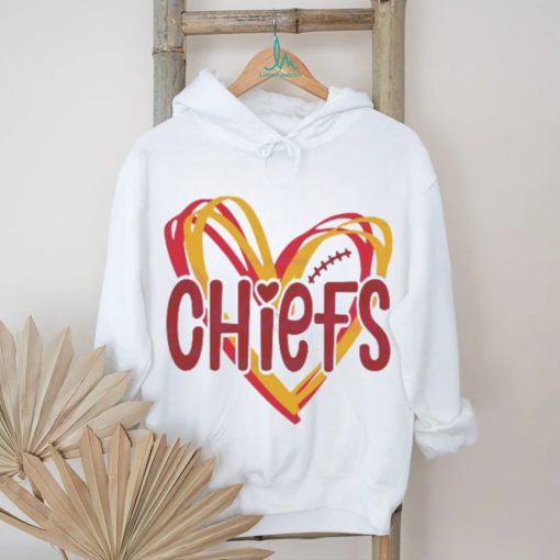 Heart Kansas City Chiefs NFL Football shirt