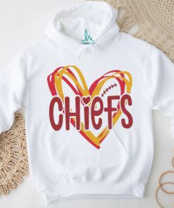 Heart Kansas City Chiefs NFL Football shirt