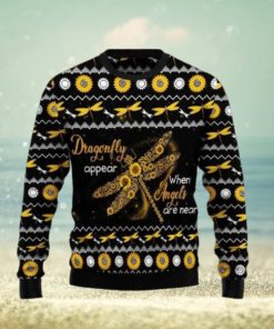 Hilarious Hippie Dragonfly Sunflower Ugly Christmas Sweater