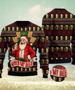 Ho Ho Hold My Beer Christmas Gift Ugly Christmas Sweater Xmas Holiday