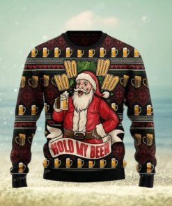 Ho Ho Hold My Beer Christmas Ugly Sweater Party