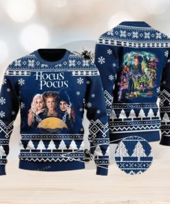 Hocus Pocus Sisters Witch Ugly Sweater Party