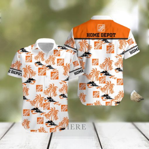 Home Depot 3D Hawaiian Shirt Men And Women Gift Coconut Pattern