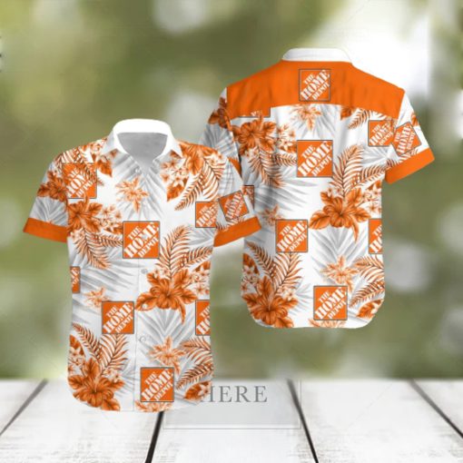 Home Depot 3D Tropical Flower Hawaiian Shirt Men And Women Gift