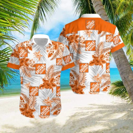 Home Depot 3D Tropical Flower Hawaiian Shirt Men And Women Gift