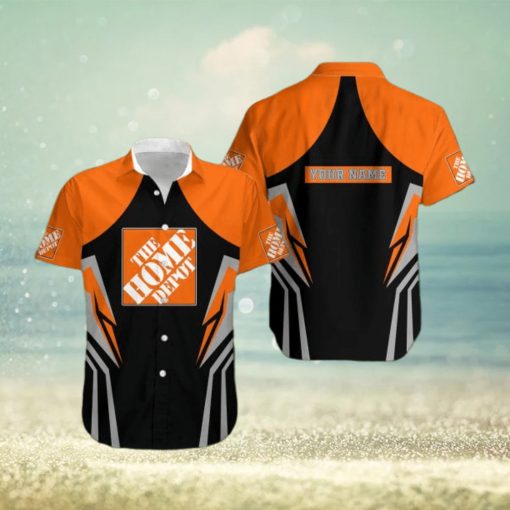 Home Depot Personalized Name Famous Brand Beach Hawaiian Beach Shirt For Summer