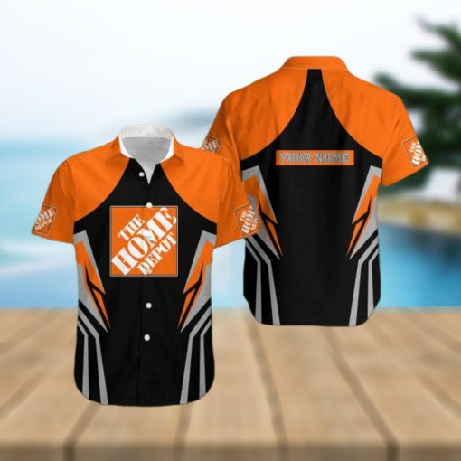 Home Depot Personalized Name Famous Brand Beach Hawaiian Beach Shirt For Summer