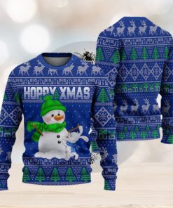 Hoppy Xmas Ugly Christmas Sweater Knitted Gift For Men And Women