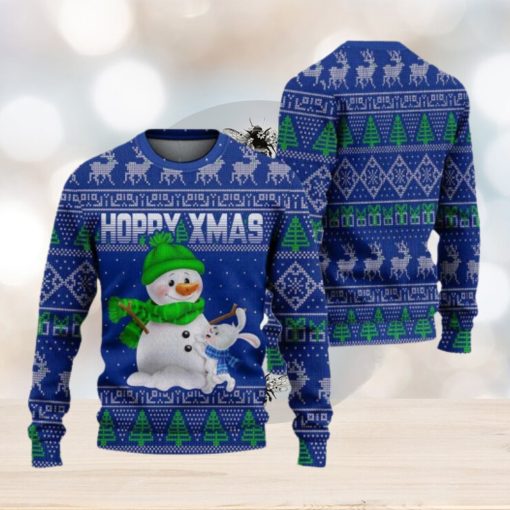 Hoppy Xmas Ugly Christmas Sweater Knitted Gift For Men And Women